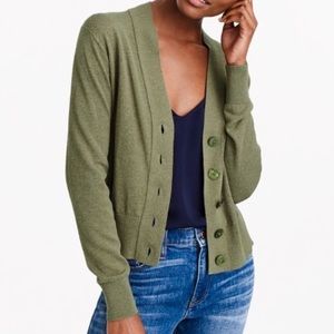j crew cropped cardigan